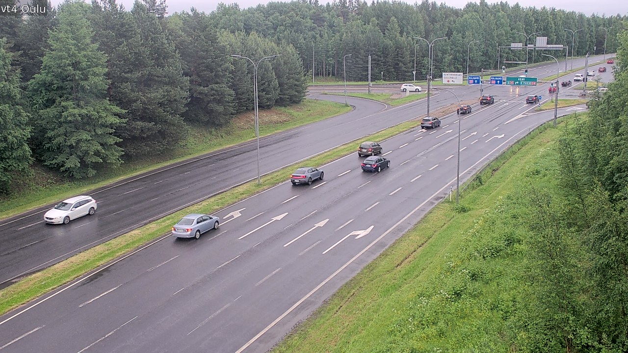 Weather Camera Image Väg 4 Uleåborg, Oulu, Pohjois-Pohjanmaa