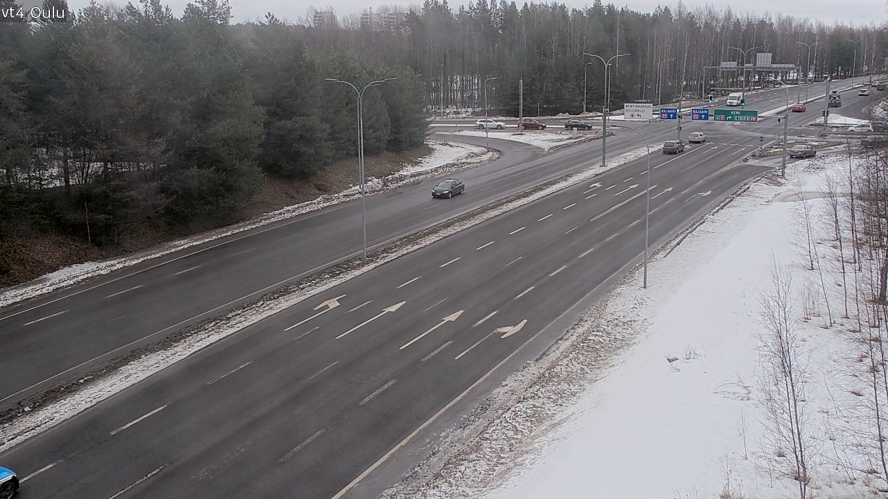 Weather Camera Image Road 4 Oulu, Oulu, Pohjois-Pohjanmaa