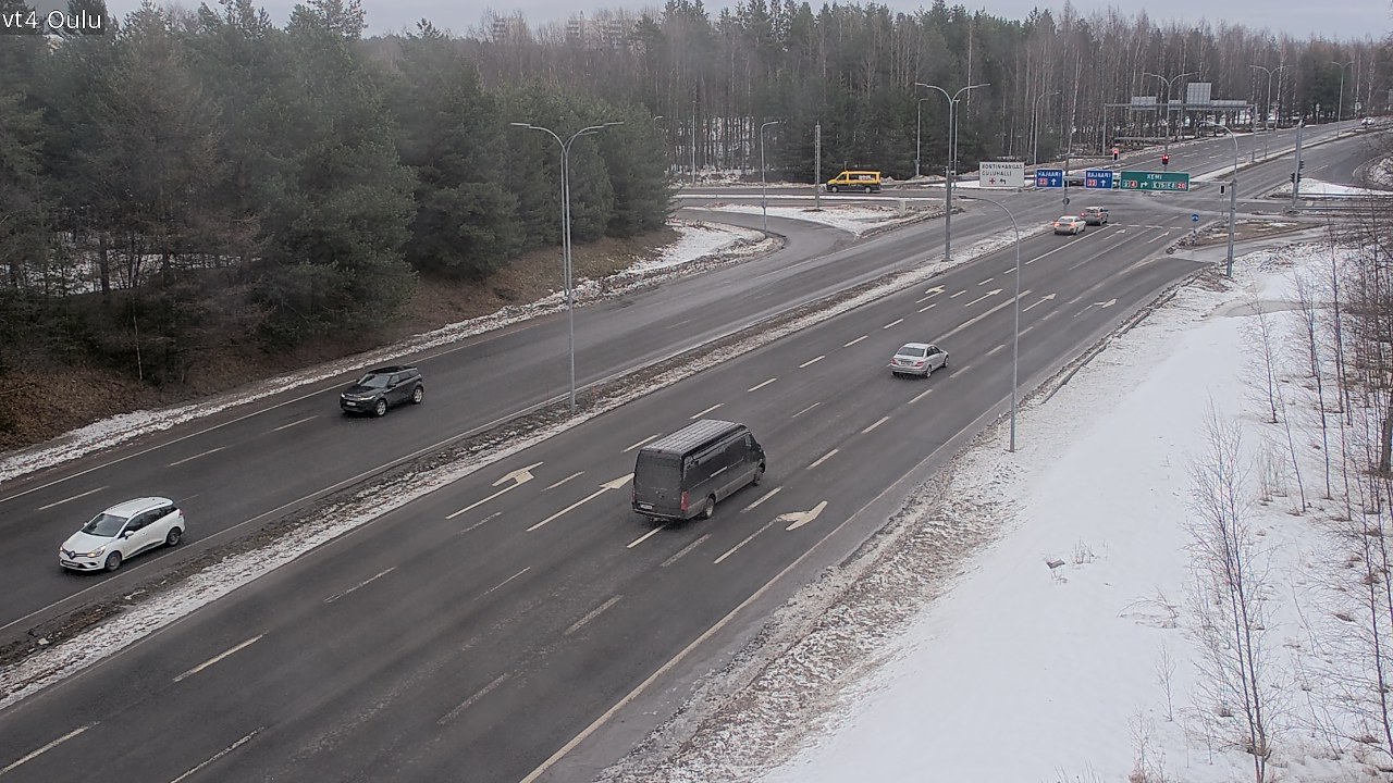 Weather Camera Image Road 4 Oulu, Oulu, Pohjois-Pohjanmaa