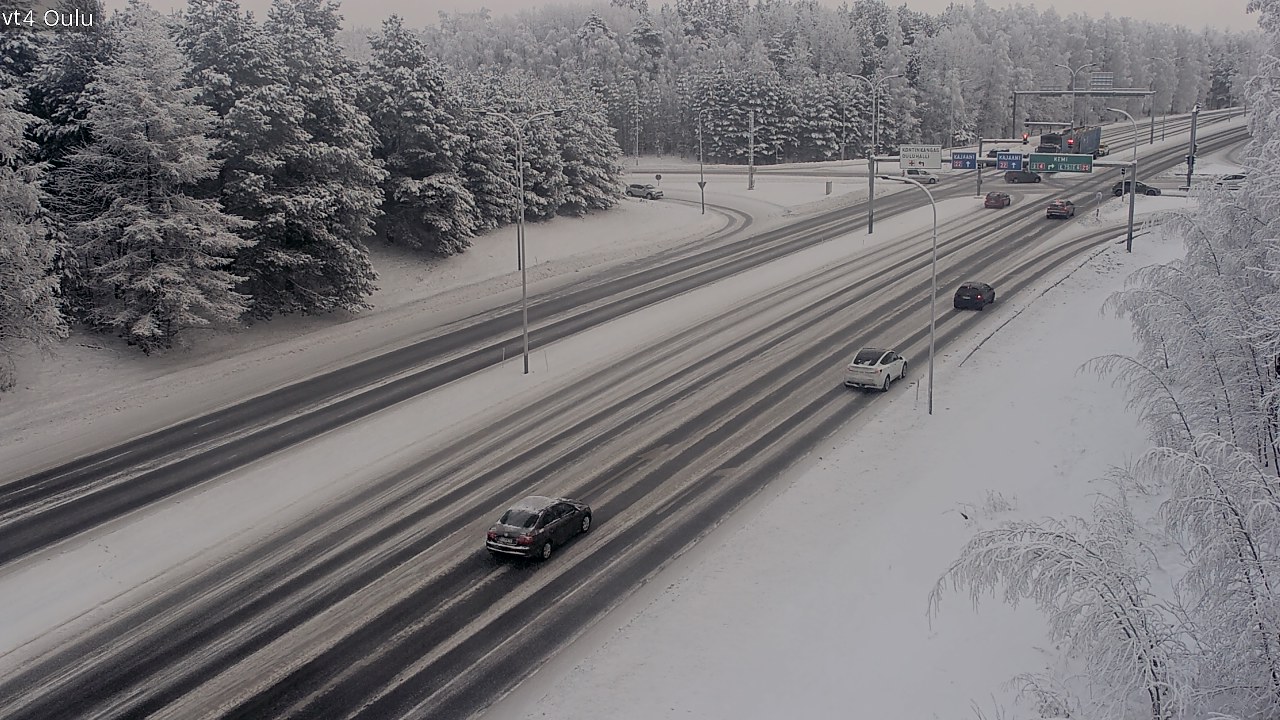 Weather Camera Image Road 4 Oulu, Oulu, Pohjois-Pohjanmaa