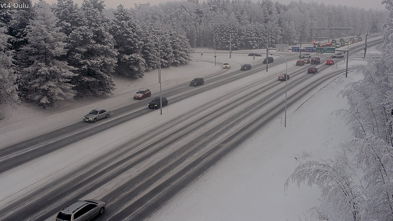 Weather Camera Image Road 4 Oulu, Oulu, Pohjois-Pohjanmaa