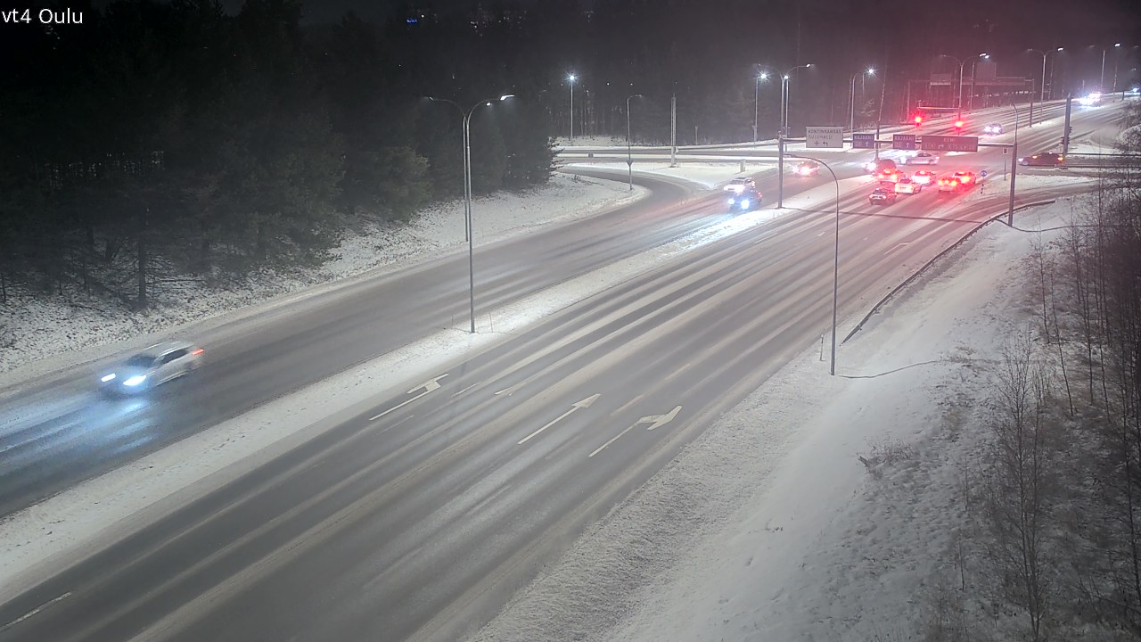 Weather Camera Image Road 4 Oulu, Oulu, Pohjois-Pohjanmaa