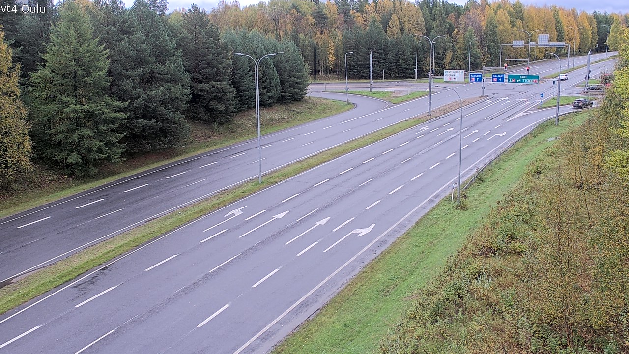 Weather Camera Image Road 4 Oulu, Oulu, Pohjois-Pohjanmaa
