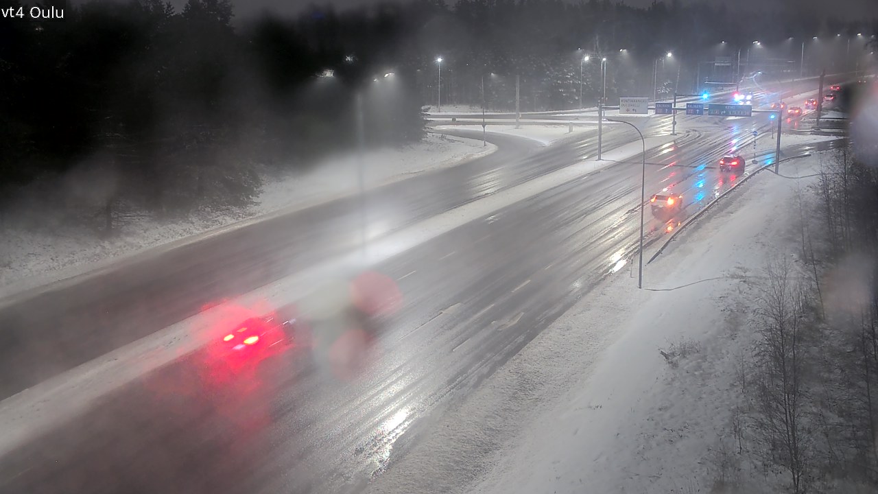 Weather Camera Image Väg 4 Uleåborg, Oulu, Pohjois-Pohjanmaa