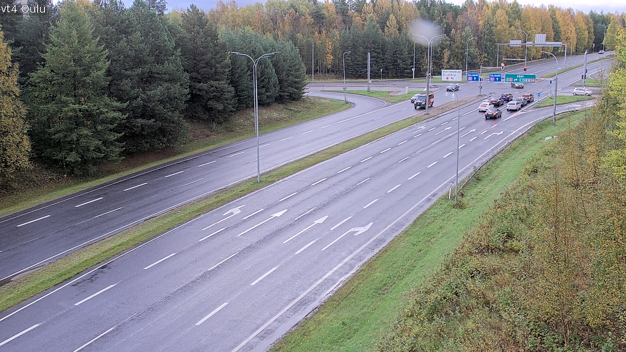 Weather Camera Image Road 4 Oulu, Oulu, Pohjois-Pohjanmaa