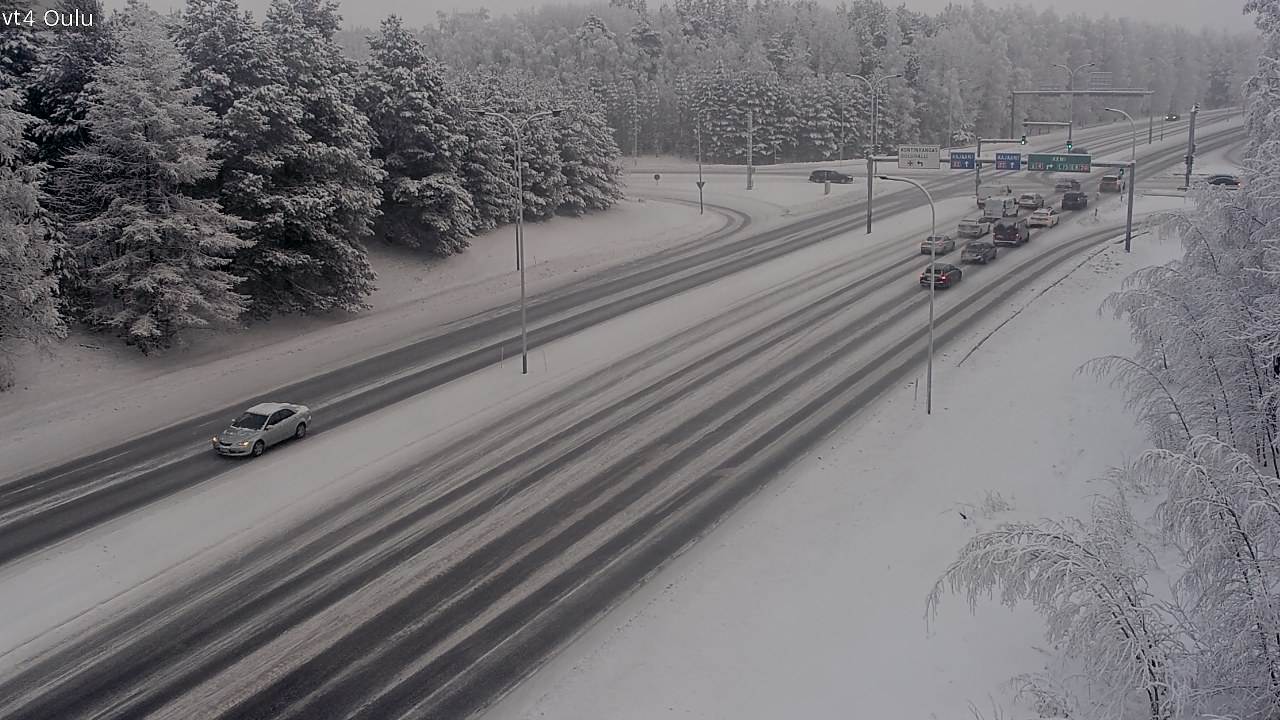 Weather Camera Image Road 4 Oulu, Oulu, Pohjois-Pohjanmaa