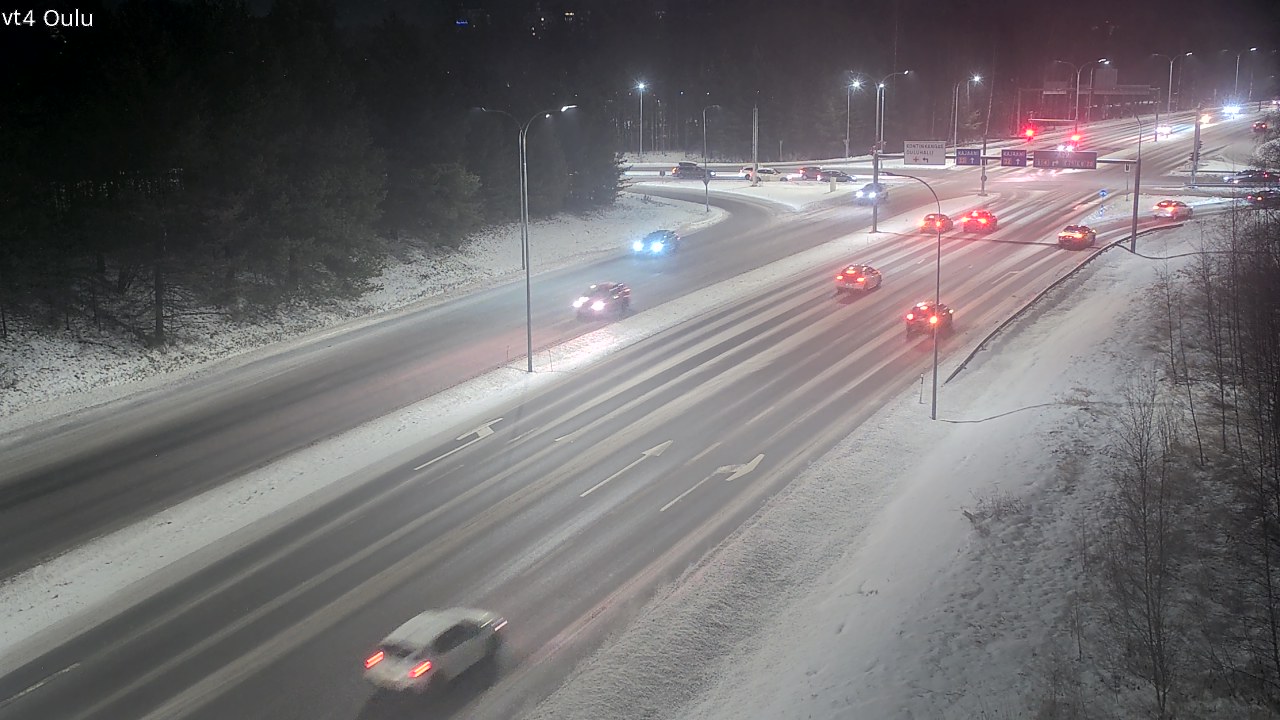 Weather Camera Image Road 4 Oulu, Oulu, Pohjois-Pohjanmaa