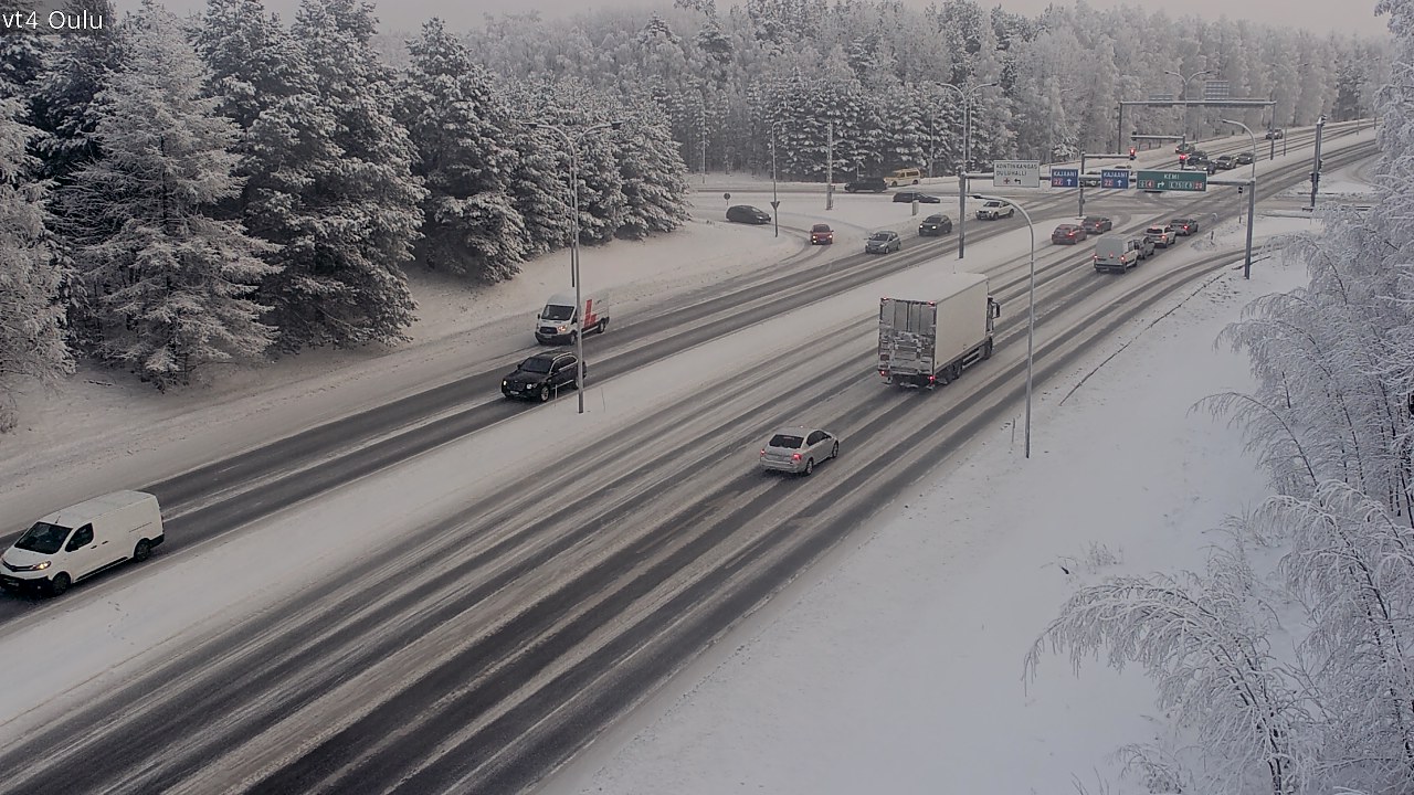 Weather Camera Image Road 4 Oulu, Oulu, Pohjois-Pohjanmaa