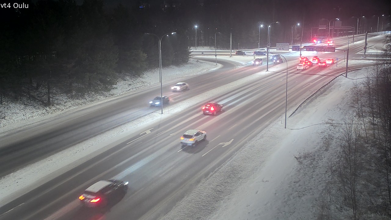 Weather Camera Image Road 4 Oulu, Oulu, Pohjois-Pohjanmaa