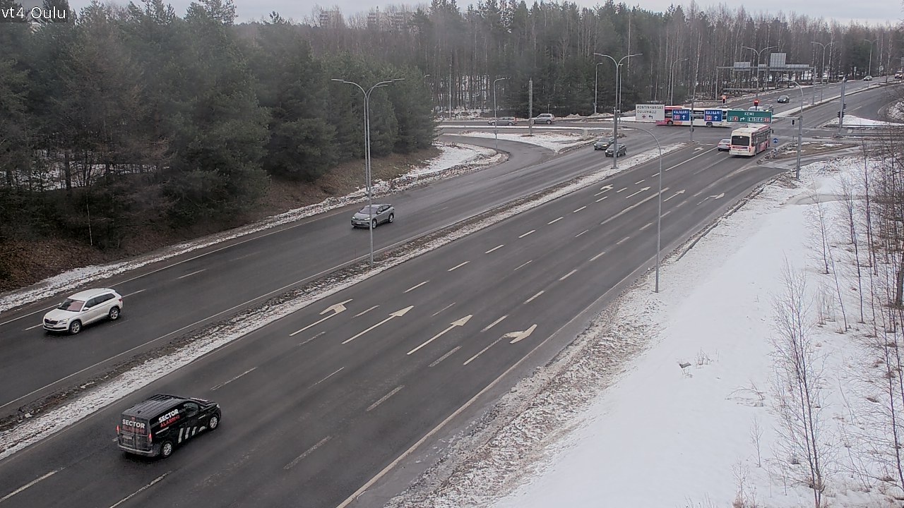 Weather Camera Image Road 4 Oulu, Oulu, Pohjois-Pohjanmaa