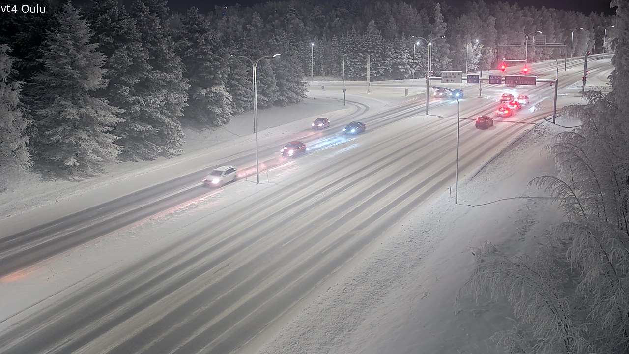 Weather Camera Image Road 4 Oulu, Oulu, Pohjois-Pohjanmaa