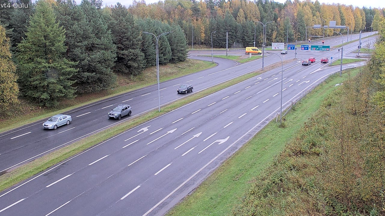 Weather Camera Image Road 4 Oulu, Oulu, Pohjois-Pohjanmaa