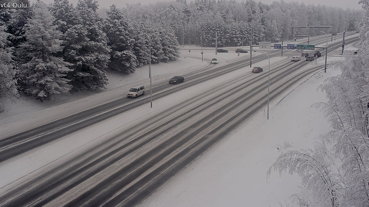 Weather Camera Image Road 4 Oulu, Oulu, Pohjois-Pohjanmaa