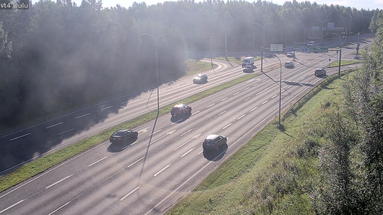 Weather Camera Image Road 4 Oulu, Oulu, Pohjois-Pohjanmaa