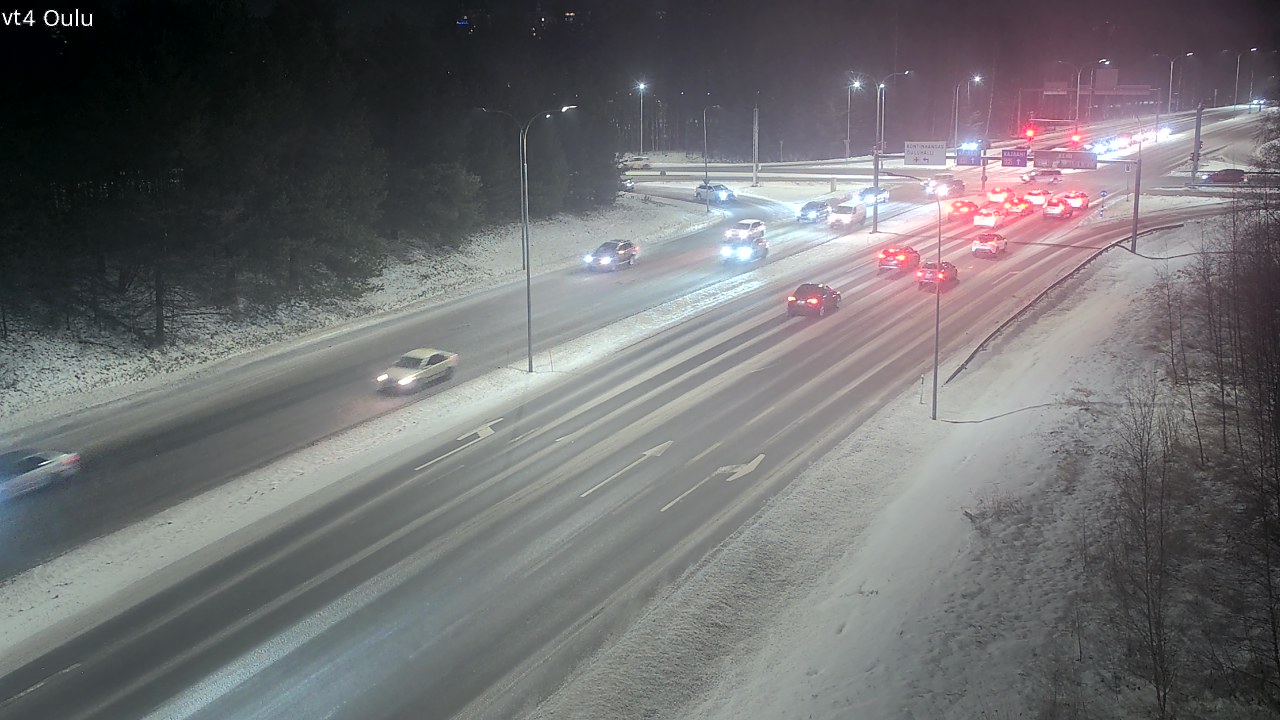 Weather Camera Image Road 4 Oulu, Oulu, Pohjois-Pohjanmaa