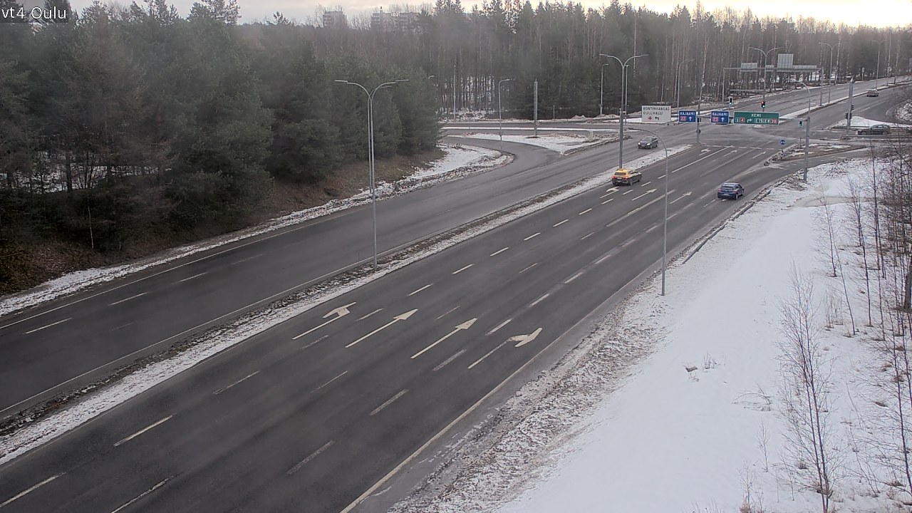 Weather Camera Image Road 4 Oulu, Oulu, Pohjois-Pohjanmaa