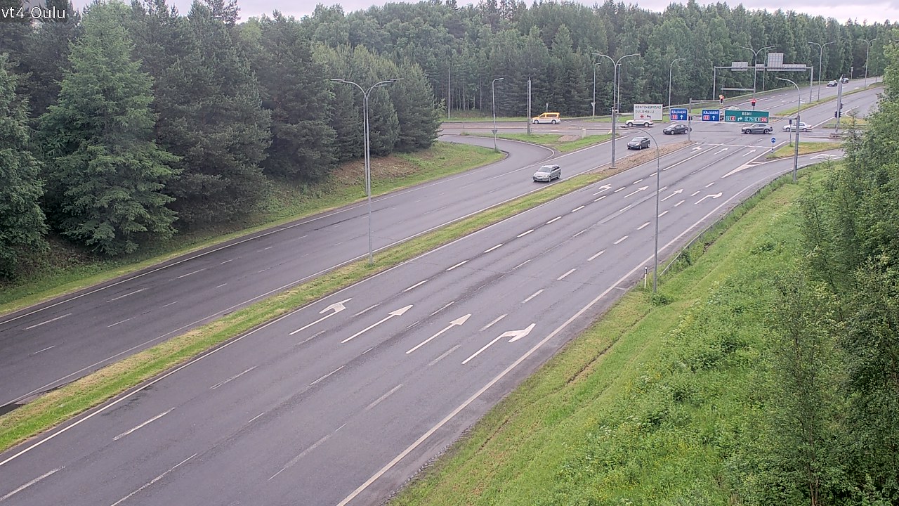 Weather Camera Image Road 4 Oulu, Oulu, Pohjois-Pohjanmaa