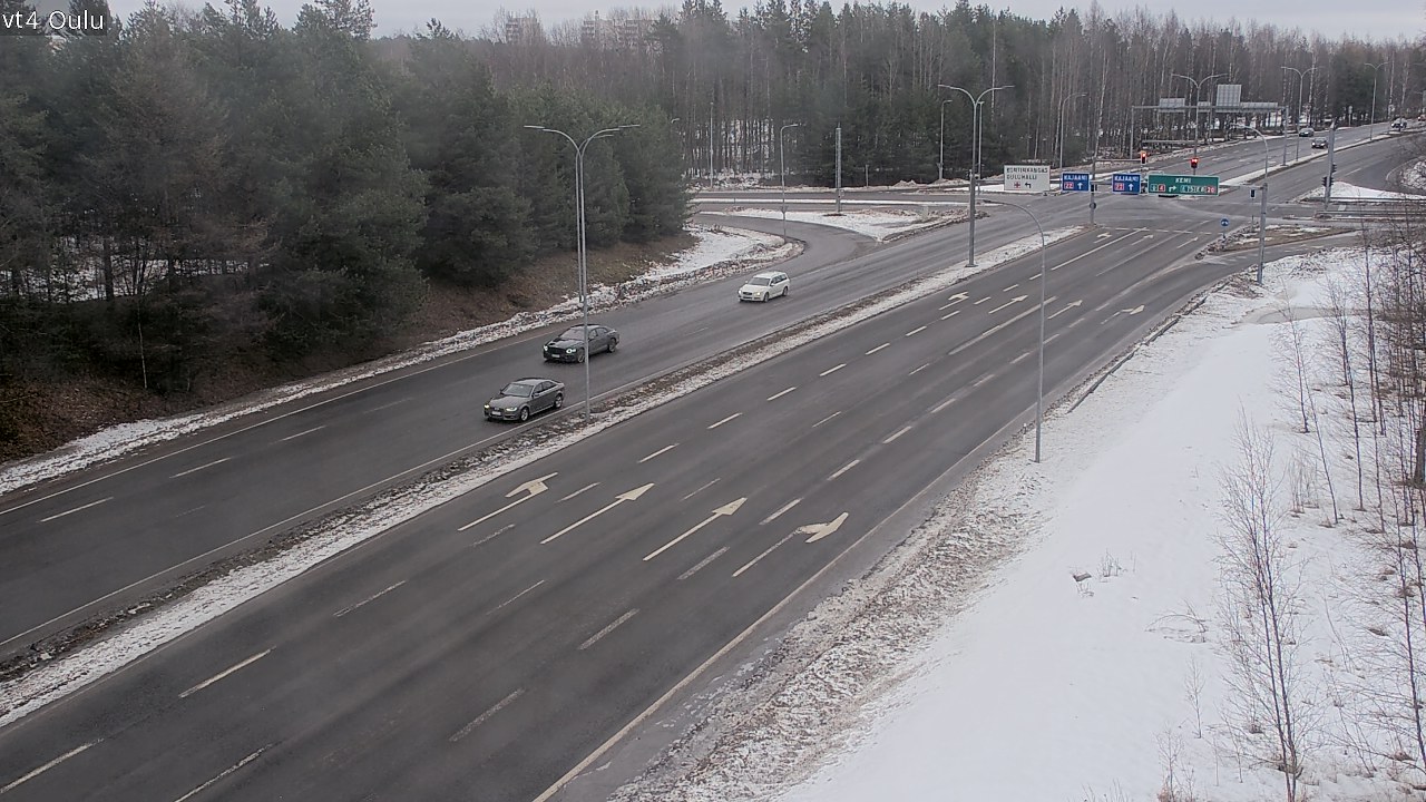 Weather Camera Image Road 4 Oulu, Oulu, Pohjois-Pohjanmaa