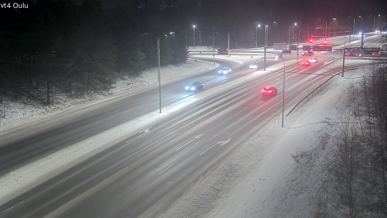 Weather Camera Image Road 4 Oulu, Oulu, Pohjois-Pohjanmaa