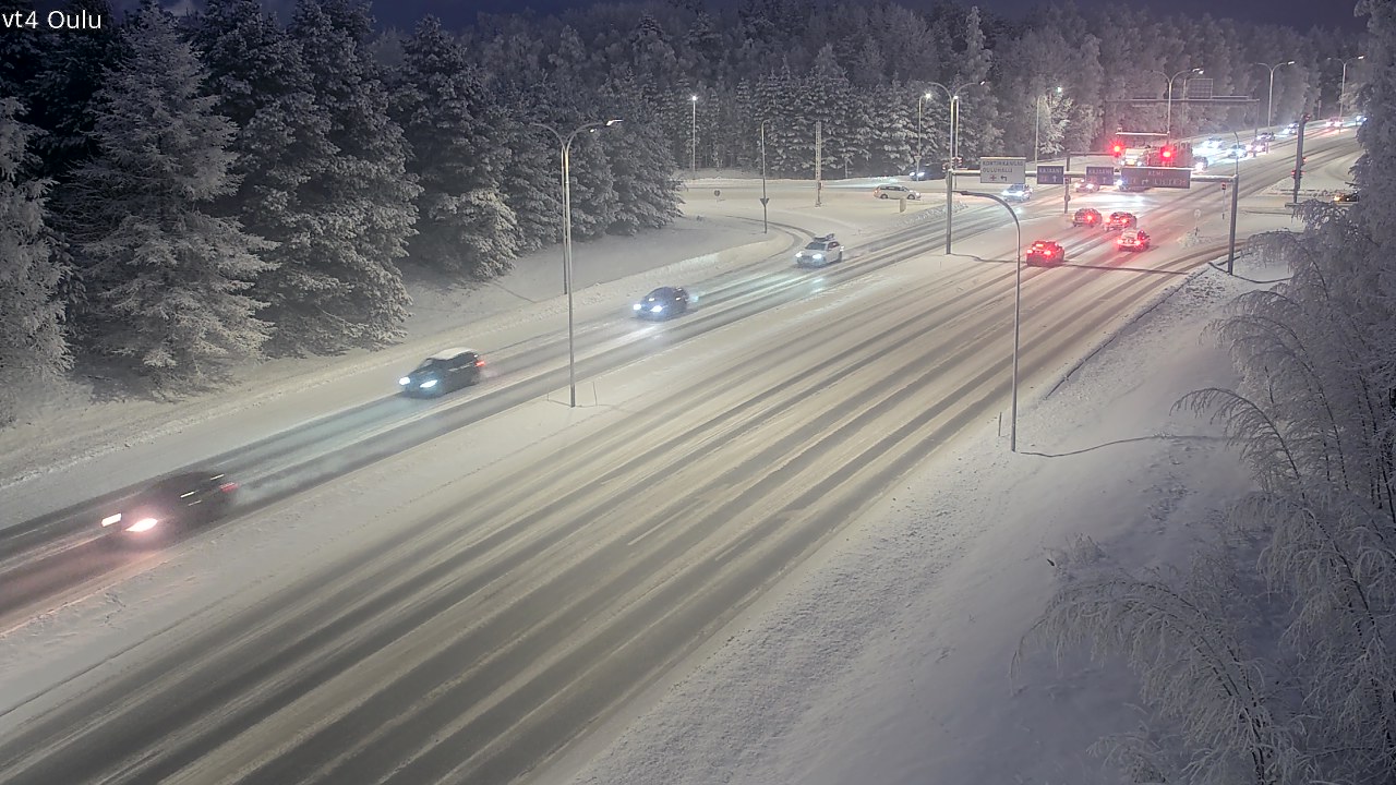 Weather Camera Image Road 4 Oulu, Oulu, Pohjois-Pohjanmaa