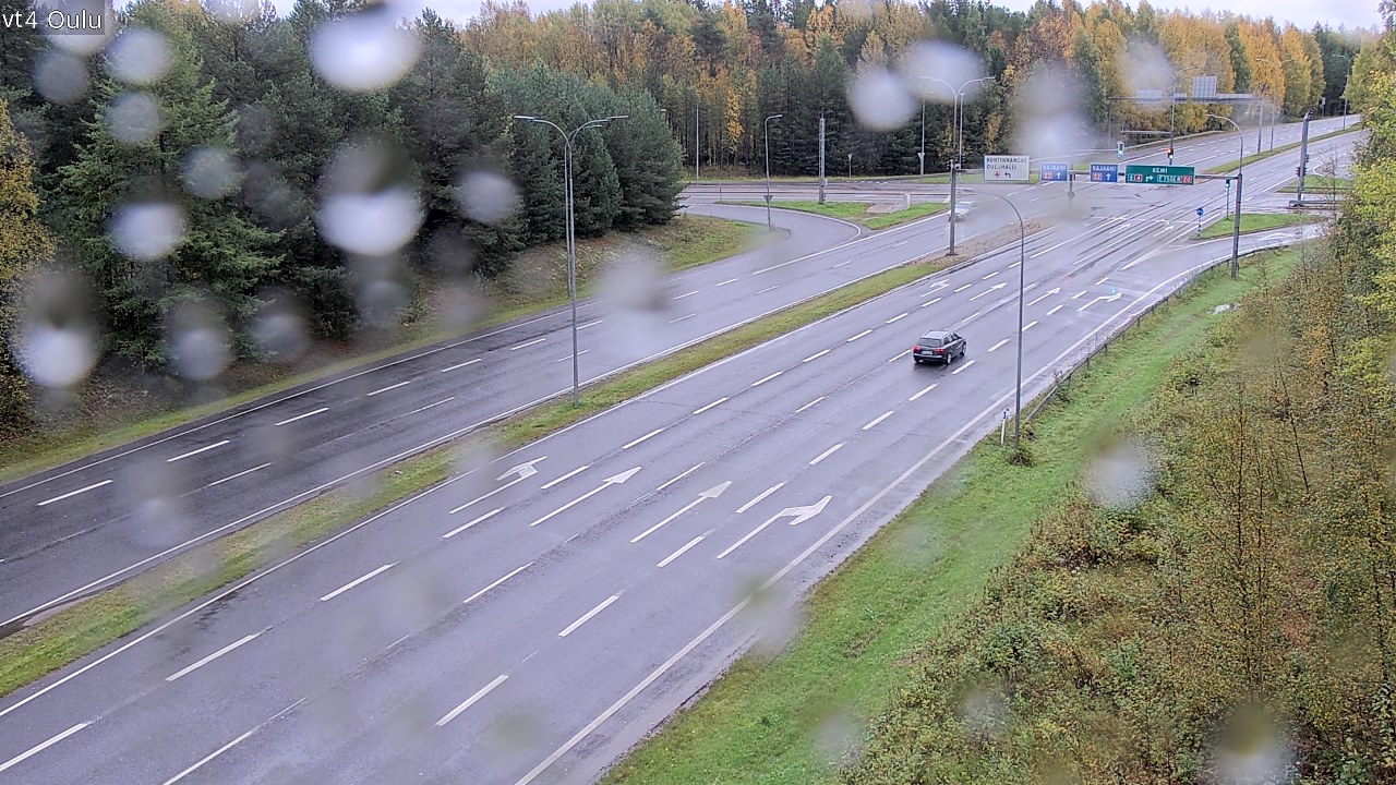 Weather Camera Image Road 4 Oulu, Oulu, Pohjois-Pohjanmaa