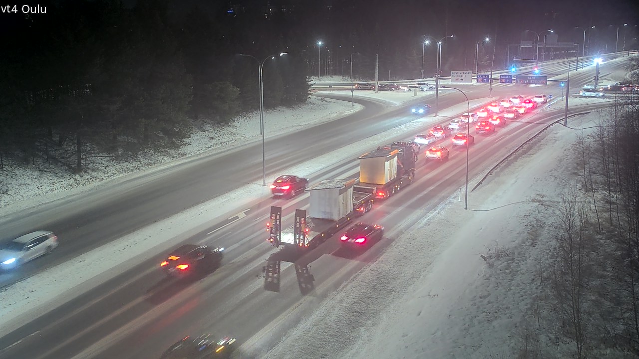 Weather Camera Image Road 4 Oulu, Oulu, Pohjois-Pohjanmaa