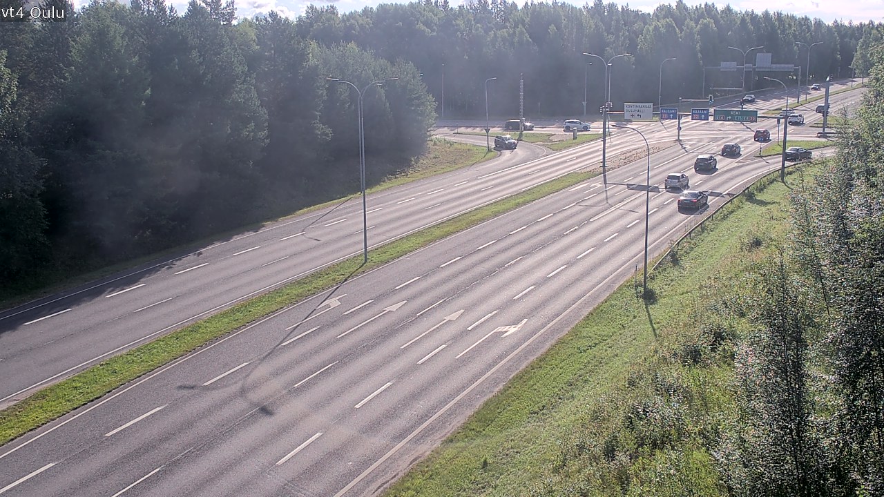 Weather Camera Image Väg 4 Uleåborg, Oulu, Pohjois-Pohjanmaa