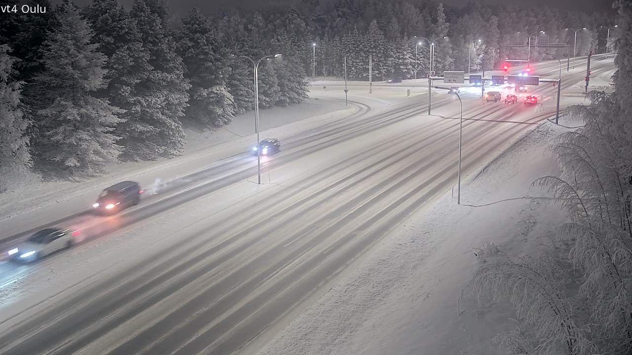 Weather Camera Image Road 4 Oulu, Oulu, Pohjois-Pohjanmaa