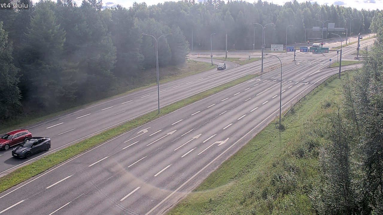 Weather Camera Image Väg 4 Uleåborg, Oulu, Pohjois-Pohjanmaa