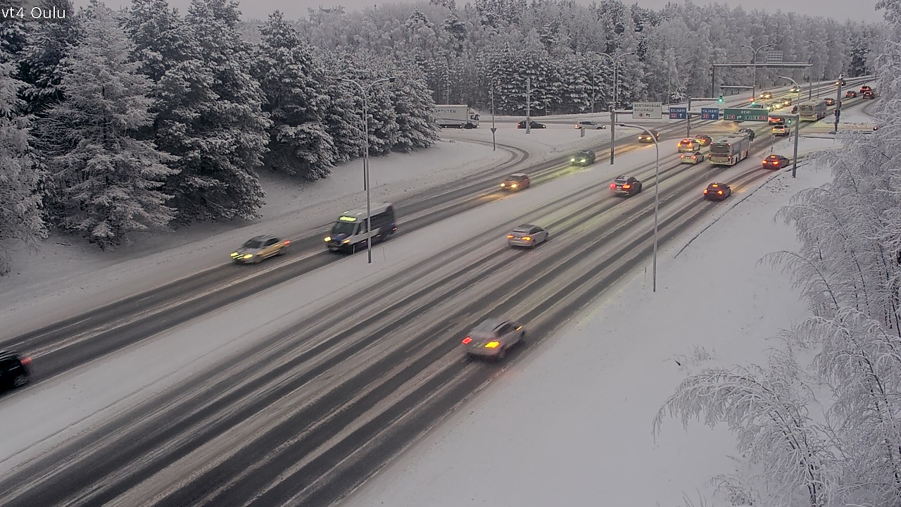 Weather Camera Image Road 4 Oulu, Oulu, Pohjois-Pohjanmaa