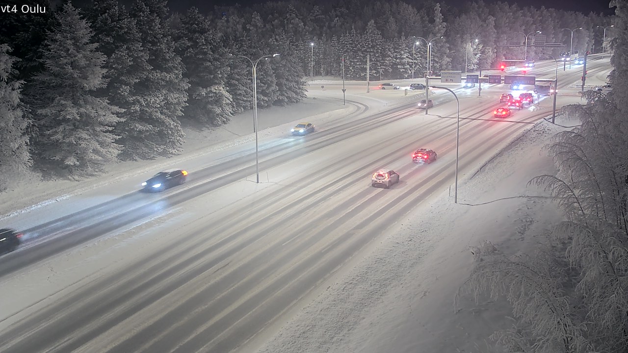 Weather Camera Image Road 4 Oulu, Oulu, Pohjois-Pohjanmaa