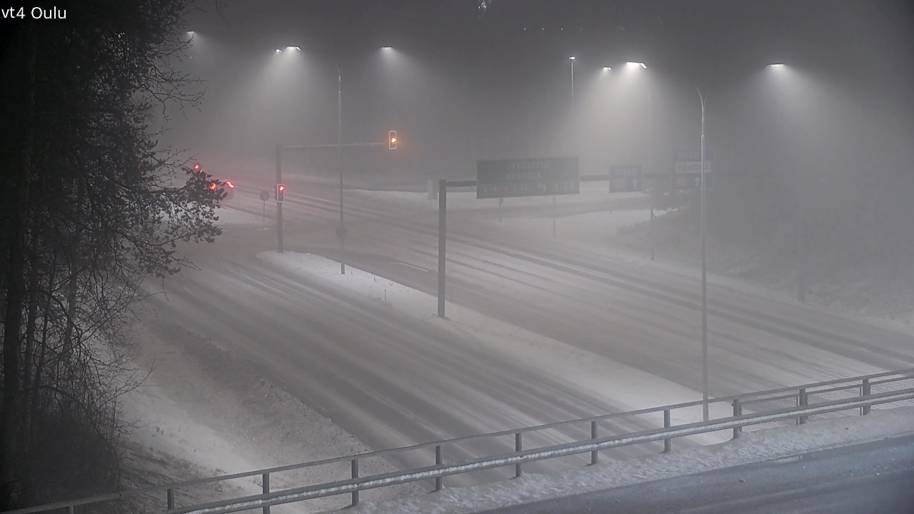 Weather Camera Image Väg 4 Uleåborg, Oulu, Pohjois-Pohjanmaa