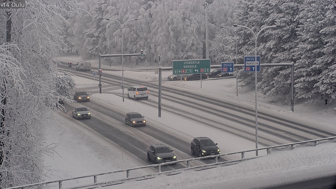 Weather Camera Image Road 4 Oulu, Oulu, Pohjois-Pohjanmaa