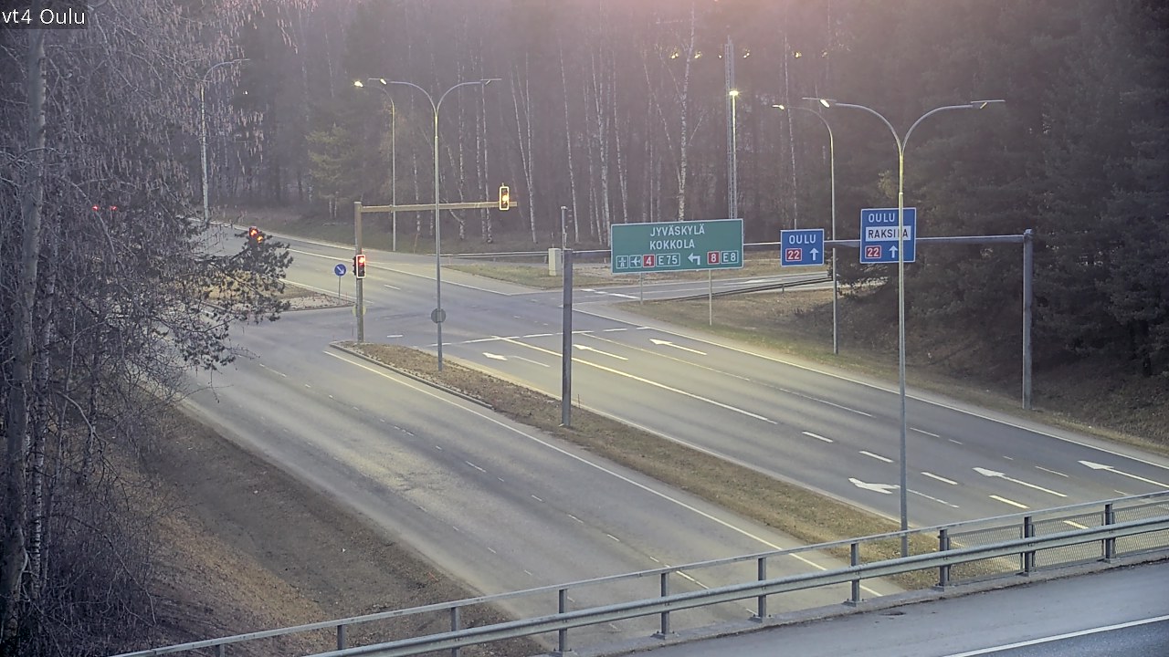 Weather Camera Image Road 4 Oulu, Oulu, Pohjois-Pohjanmaa