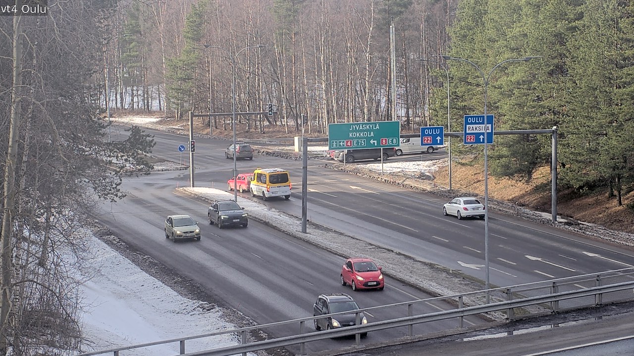 Weather Camera Image Road 4 Oulu, Oulu, Pohjois-Pohjanmaa