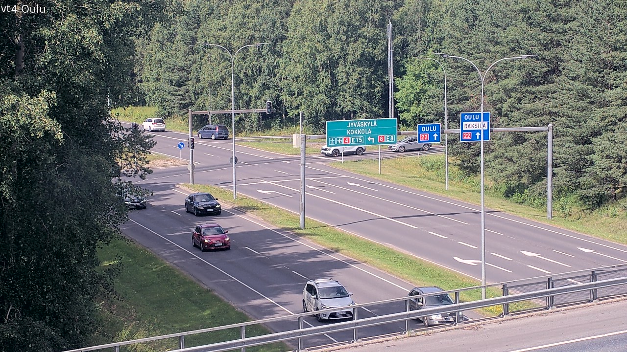 Kelikamerat Kuva Tie 4 Oulu, Oulu, Pohjois-Pohjanmaa