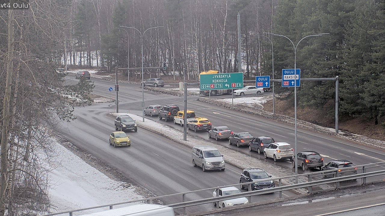 Weather Camera Image Road 4 Oulu, Oulu, Pohjois-Pohjanmaa