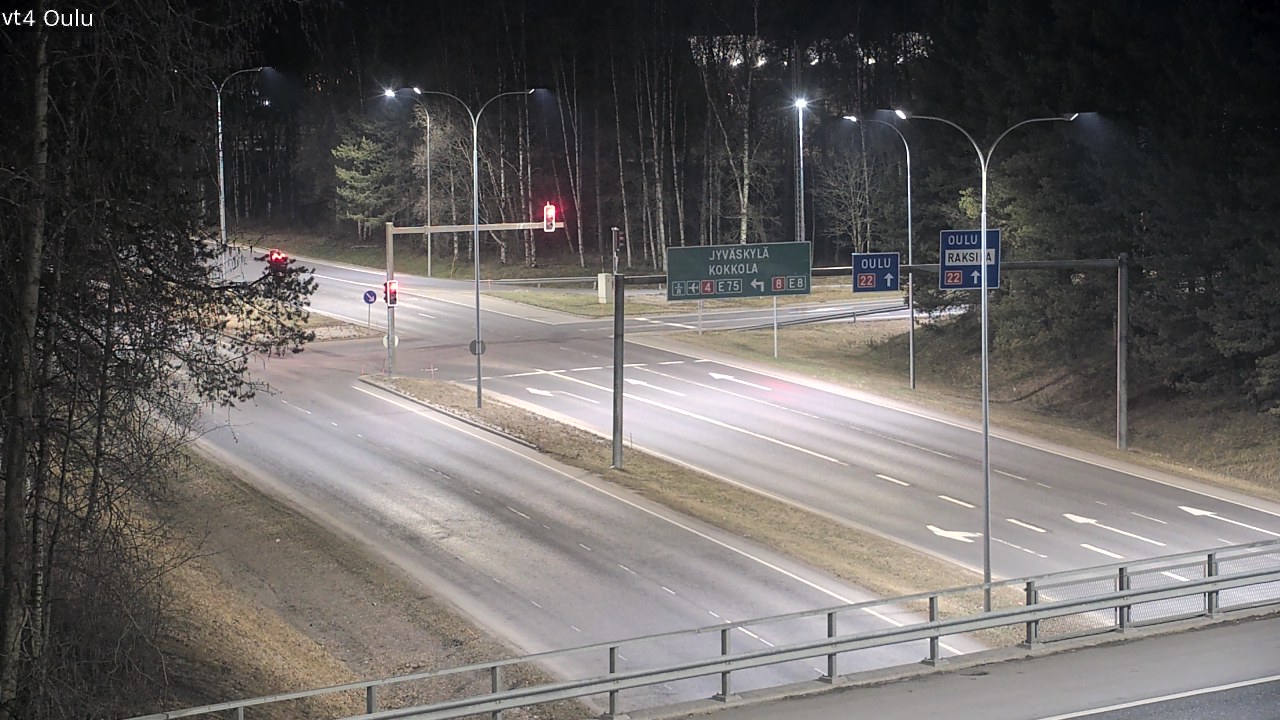 Weather Camera Image Road 4 Oulu, Oulu, Pohjois-Pohjanmaa
