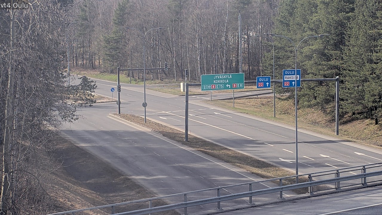 Weather Camera Image Road 4 Oulu, Oulu, Pohjois-Pohjanmaa