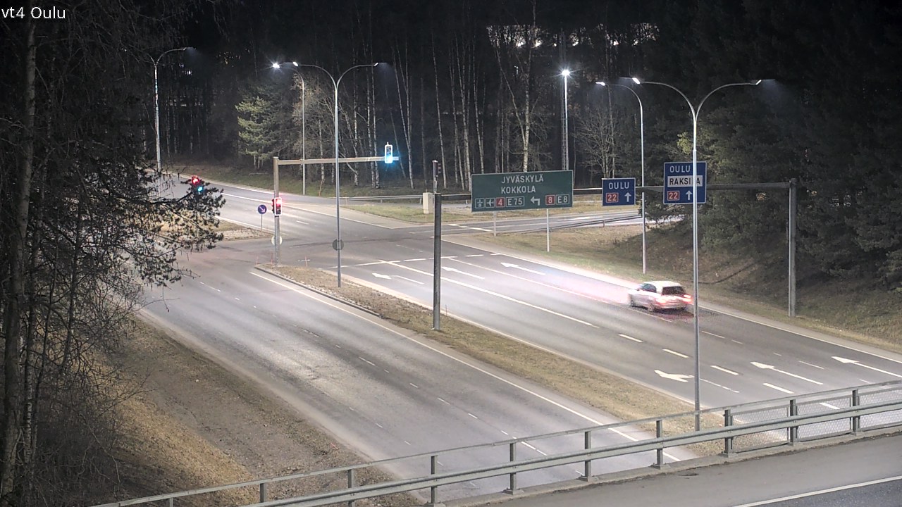Weather Camera Image Road 4 Oulu, Oulu, Pohjois-Pohjanmaa