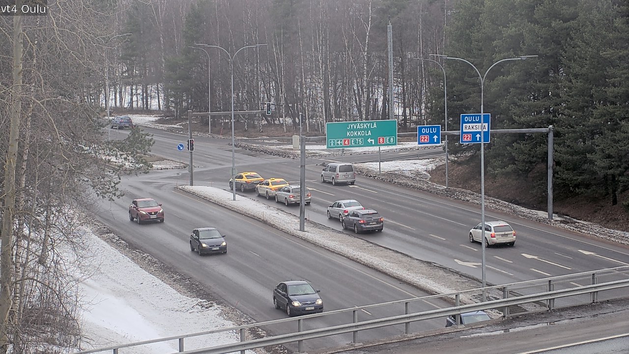 Weather Camera Image Road 4 Oulu, Oulu, Pohjois-Pohjanmaa