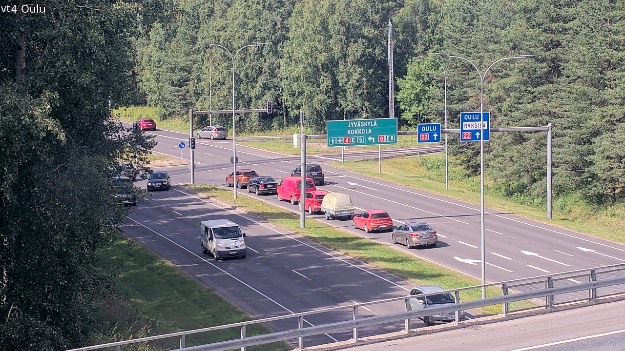 Kelikamerat Kuva Tie 4 Oulu, Oulu, Pohjois-Pohjanmaa