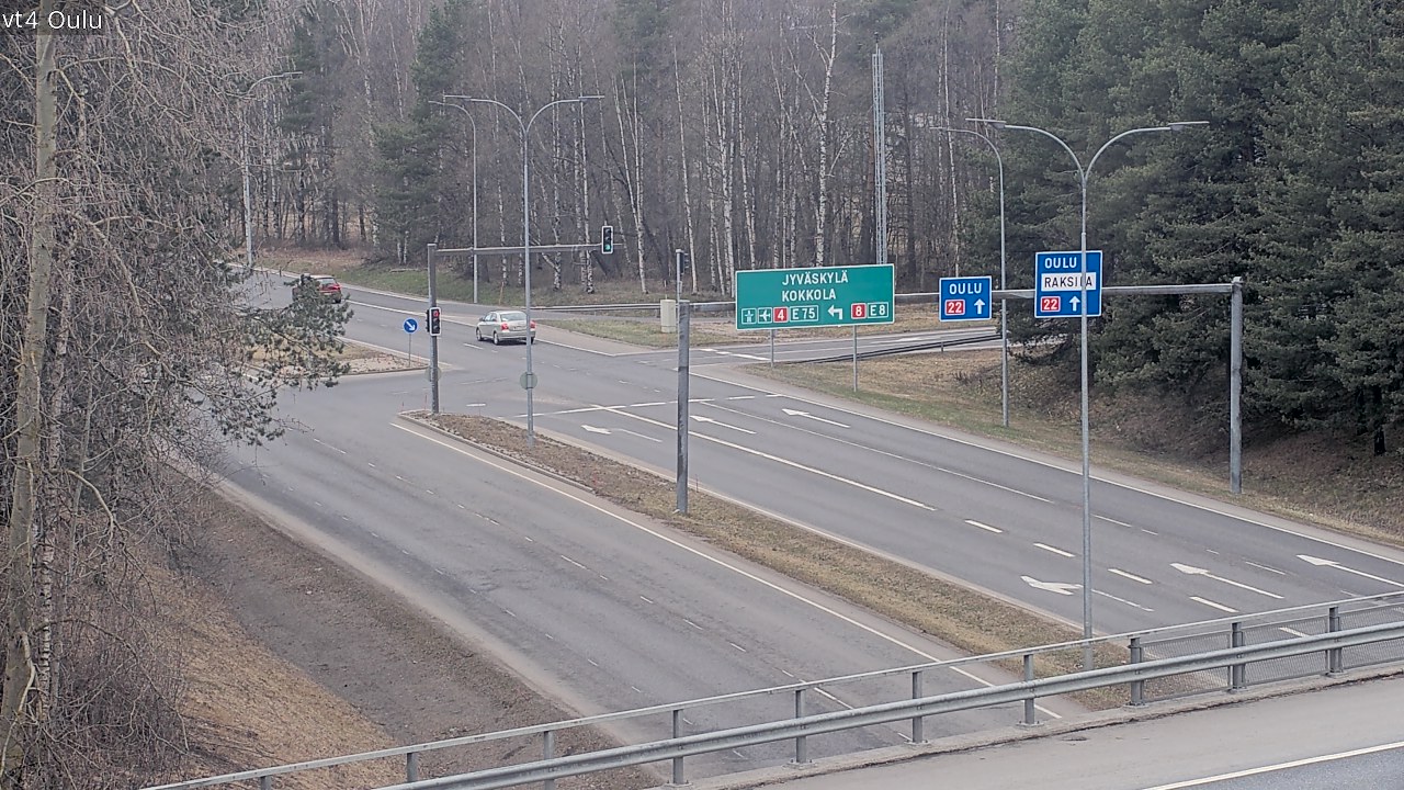 Weather Camera Image Väg 4 Uleåborg, Oulu, Pohjois-Pohjanmaa