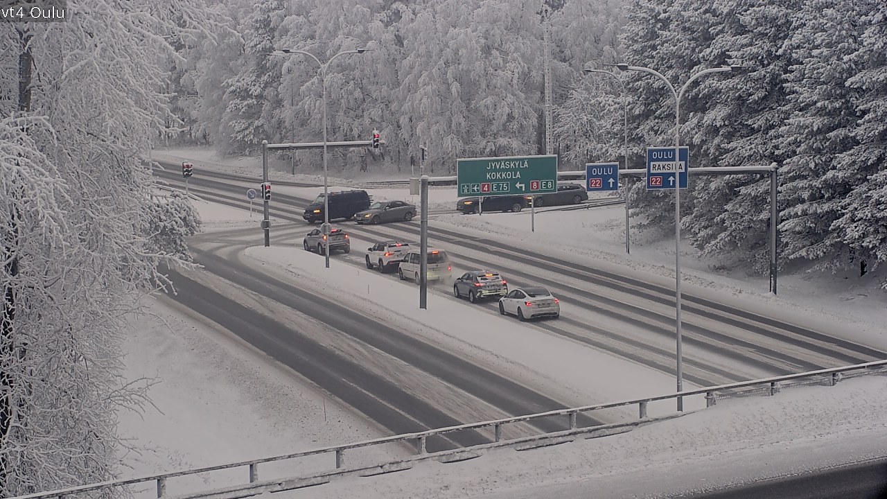 Weather Camera Image Road 4 Oulu, Oulu, Pohjois-Pohjanmaa