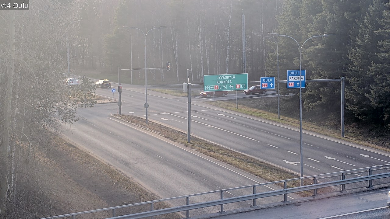 Weather Camera Image Road 4 Oulu, Oulu, Pohjois-Pohjanmaa