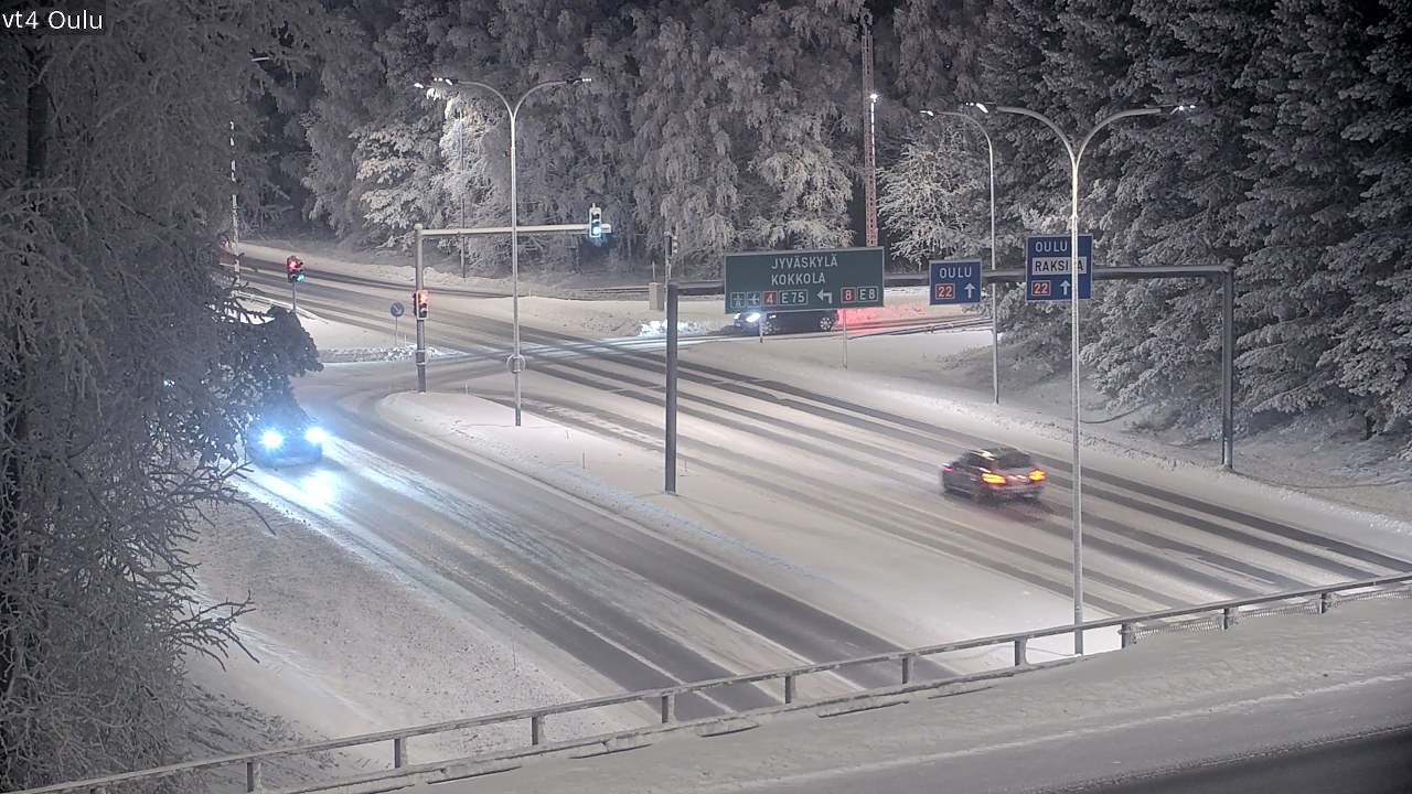 Weather Camera Image Road 4 Oulu, Oulu, Pohjois-Pohjanmaa