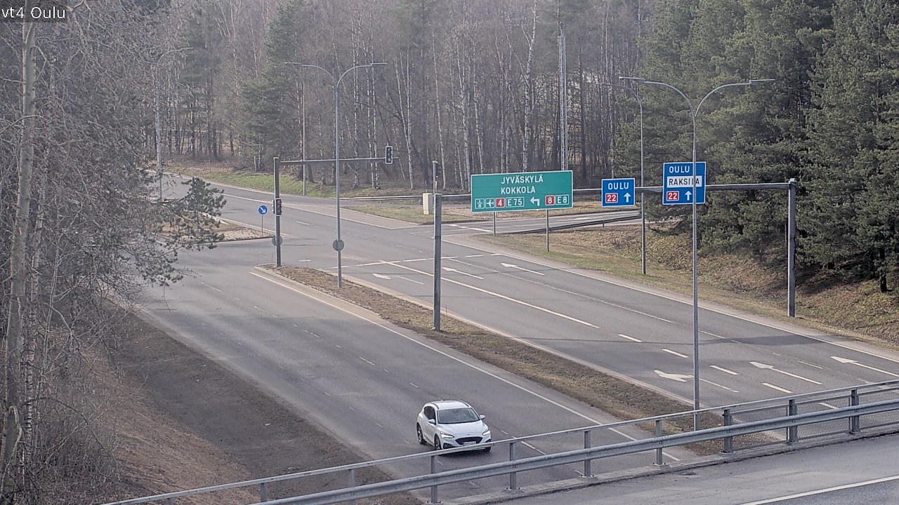 Weather Camera Image Road 4 Oulu, Oulu, Pohjois-Pohjanmaa