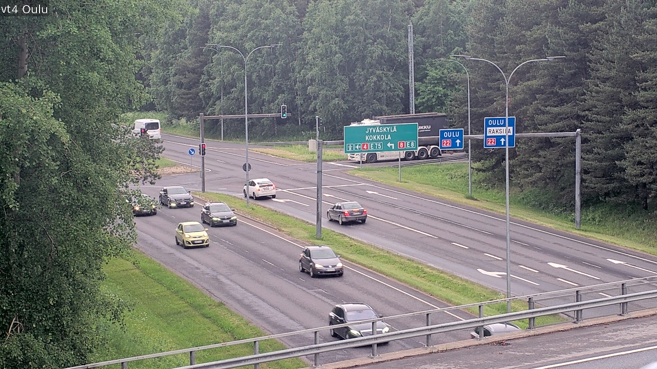 Kelikamerat Kuva Tie 4 Oulu, Oulu, Pohjois-Pohjanmaa