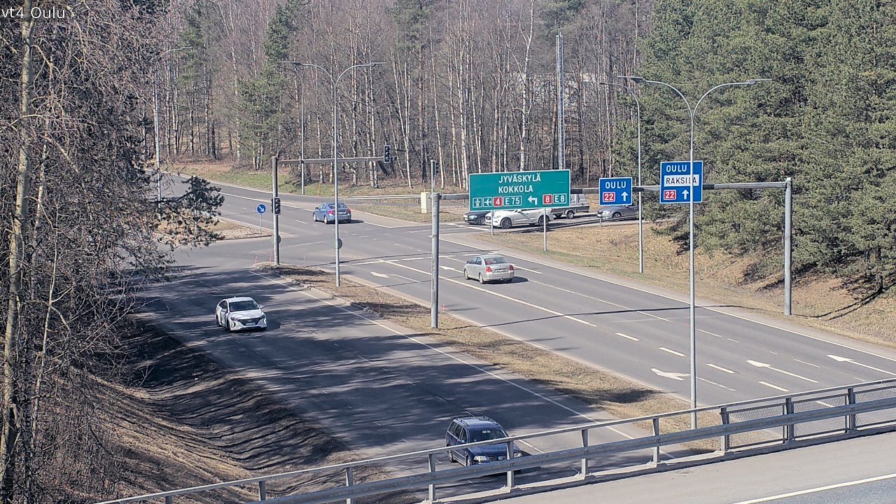 Weather Camera Image Road 4 Oulu, Oulu, Pohjois-Pohjanmaa