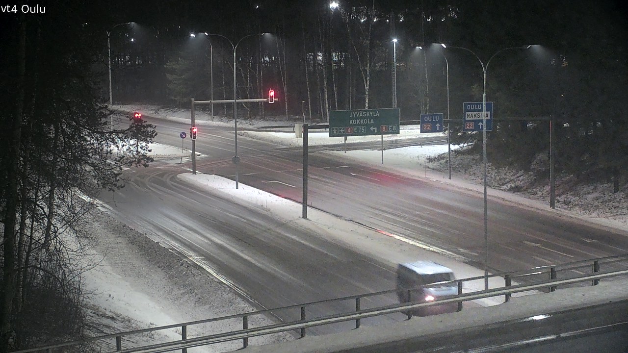Weather Camera Image Väg 4 Uleåborg, Oulu, Pohjois-Pohjanmaa